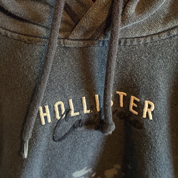 Rare Hollister Embroidered Hoodie Sweatshirt - Picture 10 of 12
